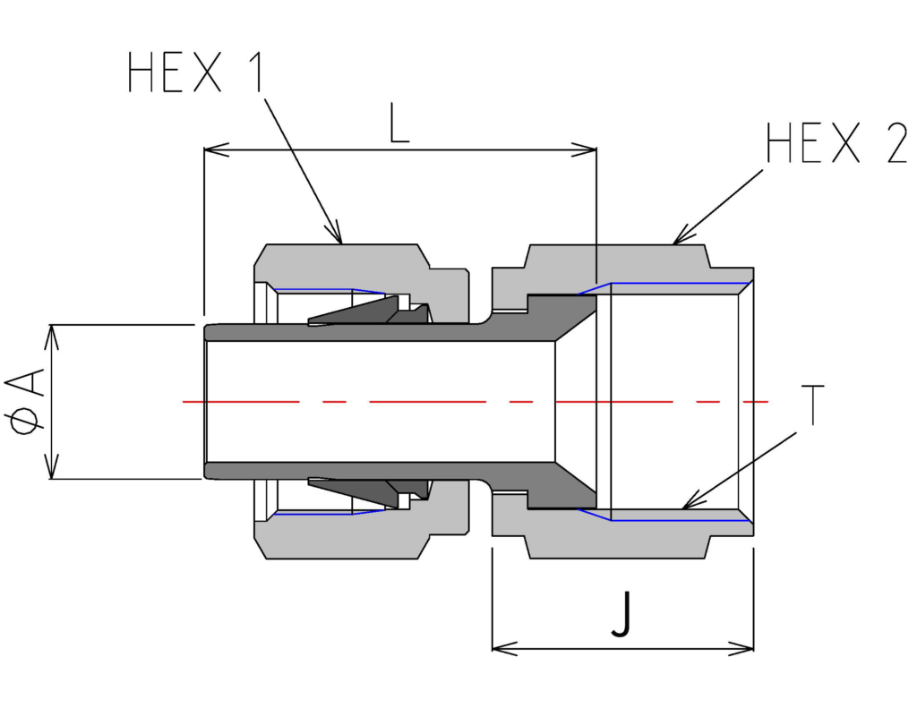 AN 37° Flare Adapter (DAN) AN 37° Flare Adapter (DAN)