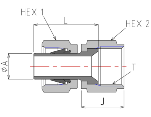 AN 37° Flare Adapter (DAN)