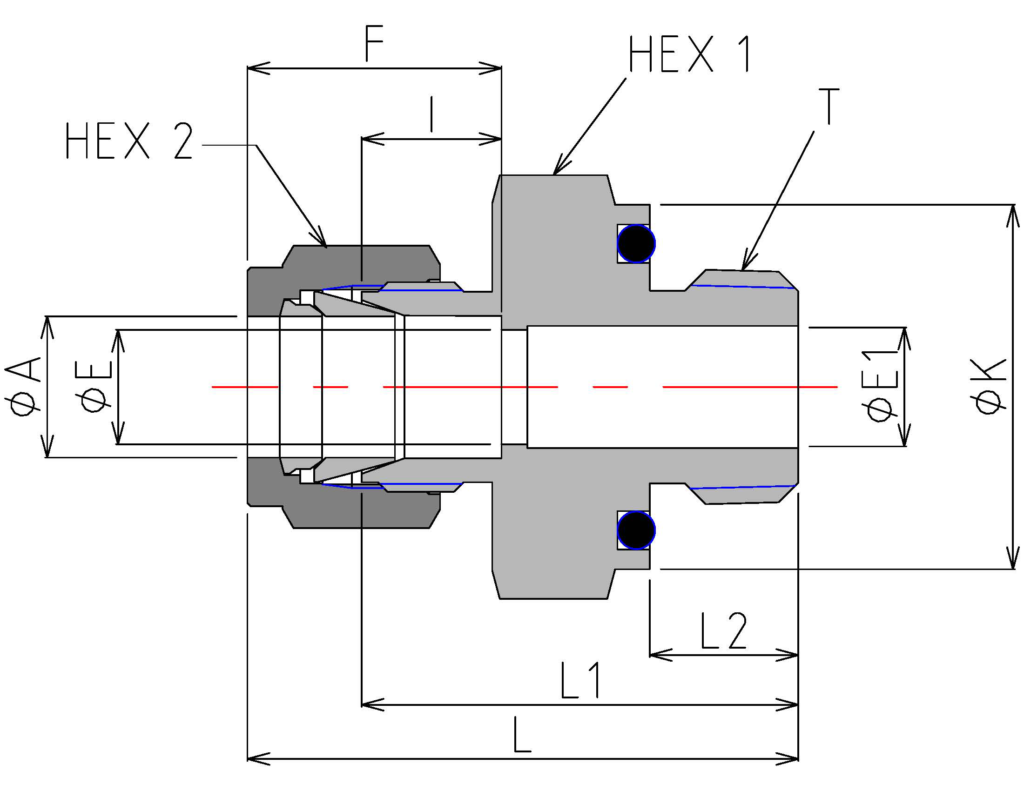 O-Seal Male NPT Connector (DCM)