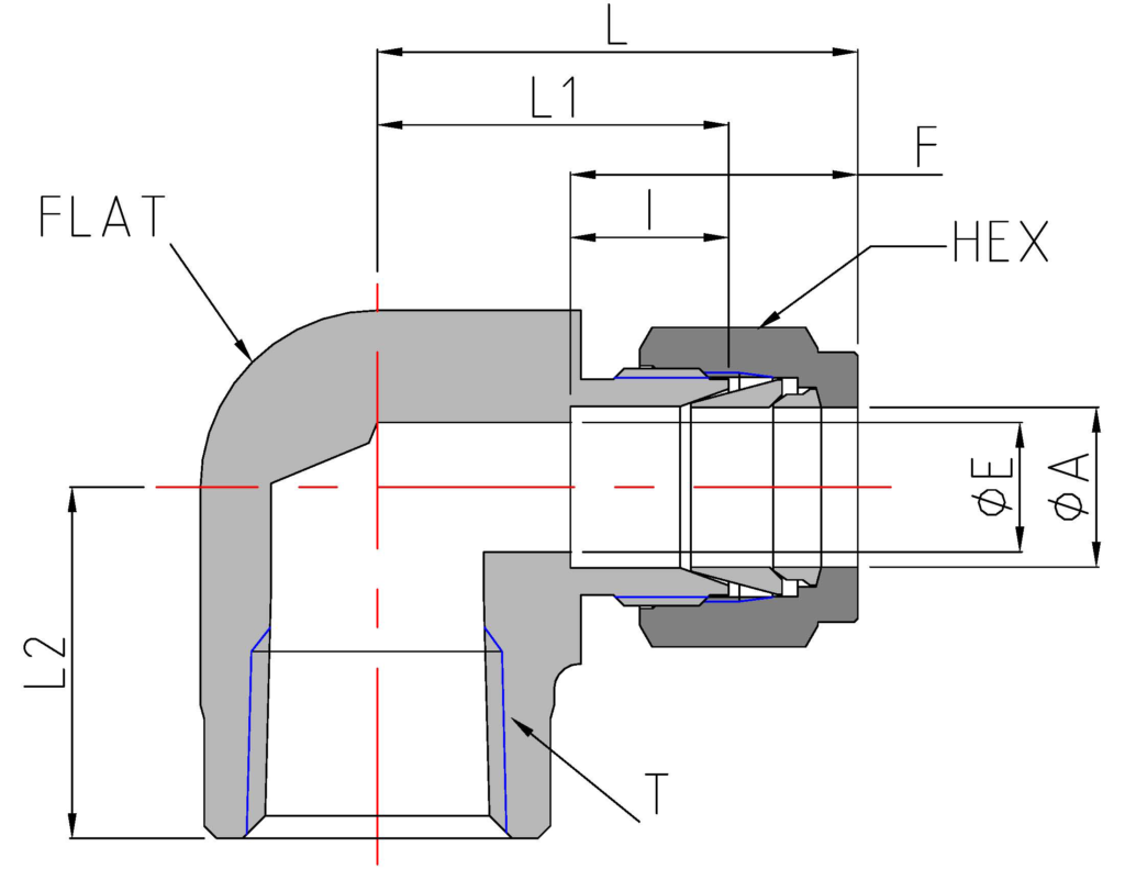 Female NPT Elbow (DLF) Female NPT Elbow (DLF)