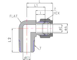 Male NPT Elbow (DLN)