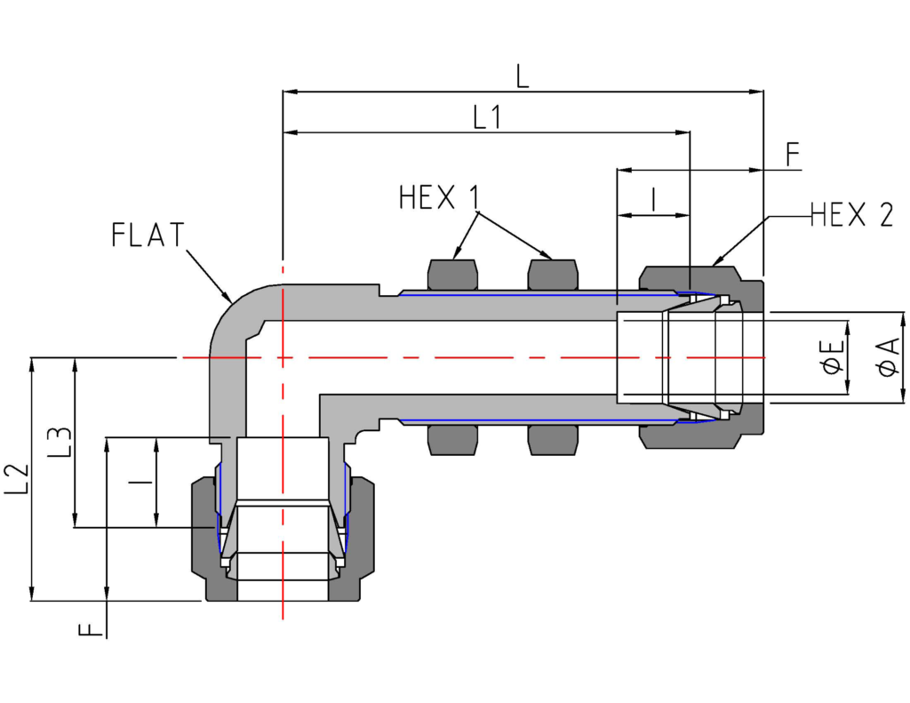 Bulkhead Union Elbow (DSL) Bulkhead Union Elbow (DSL)