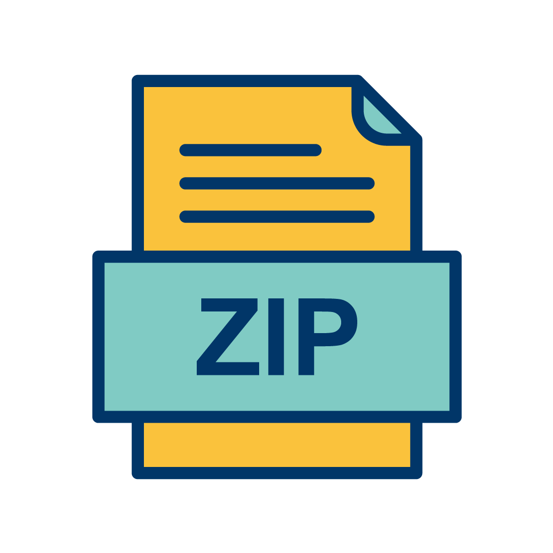 Zip File Icon